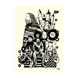 Andrew Weatherall  A3 Screen prints
