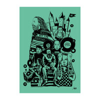 Andrew Weatherall  A3 Screen prints