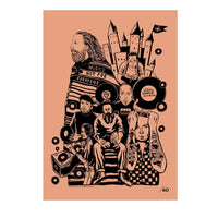 Andrew Weatherall  A3 Screen prints