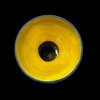 Black and Yellow Vase