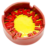 Behind A Cigarette Ashtray