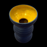 Black and Yellow Vase