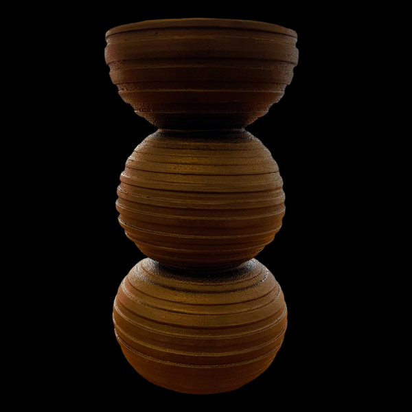 Black and Yellow Vase