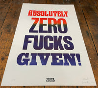 Zero Fucks Given!