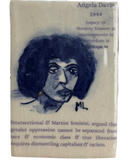 In her Steps (Feminist Card) Ceramic Tiles