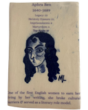 In her Steps (Feminist Card) Ceramic Tiles