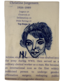 In her Steps (Queer Card) Ceramic Tiles