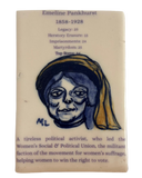 In her Steps (Feminist Card) Ceramic Tiles