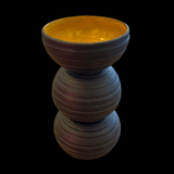 Black and Yellow Vase