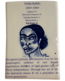 In her Steps (Feminist Card) Ceramic Tiles