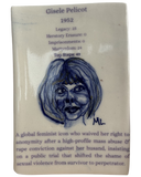 In her Steps (Feminist Card) Ceramic Tiles