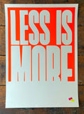 Less Is More