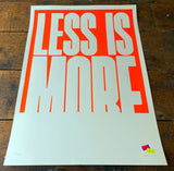 Less Is More