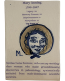 In her Steps (Feminist Card) Ceramic Tiles