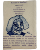 In her Steps (Feminist Card) Ceramic Tiles