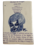 In her Steps (Feminist Card) Ceramic Tiles