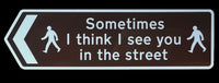 Sometimes I think I see you
