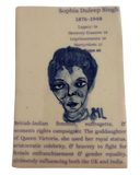 In her Steps (Feminist Card) Ceramic Tiles