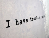 Trouble Finishing Canvas