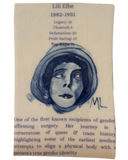 In her Steps (Queer Card) Ceramic Tiles